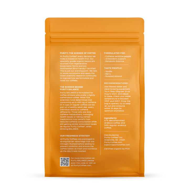 BALANCE: ²/₃ Decaf Whole Bean Coffee BALANCE: ²/₃ Decaf Whole Bean Coffee