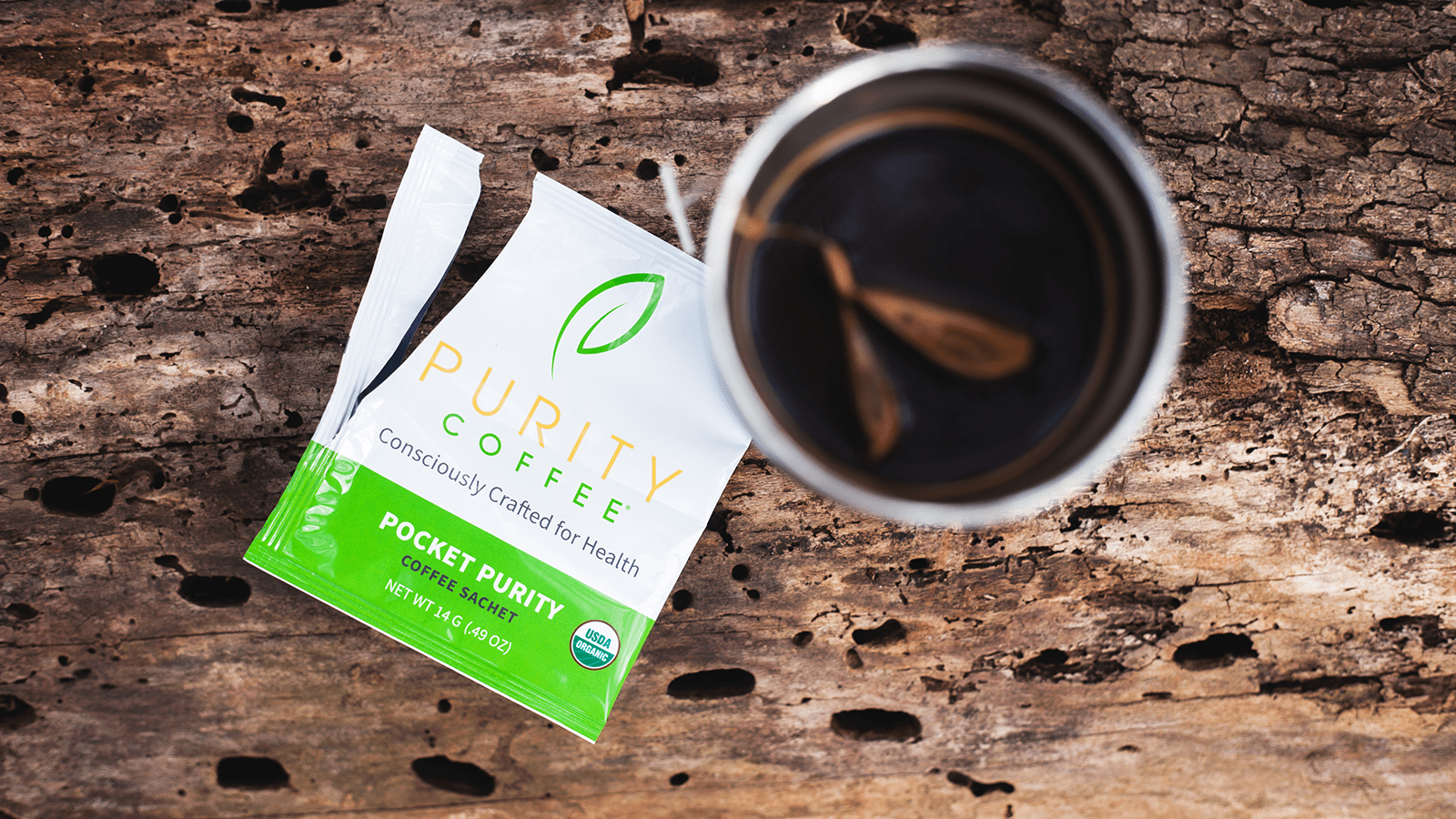 Single Serve Organic Coffee Sachet