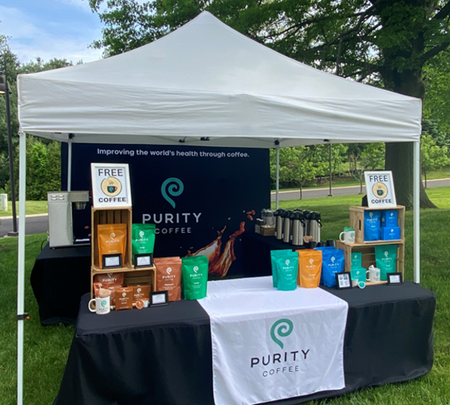 coffee tent Pop-Up Business Kit – Purity Coffee