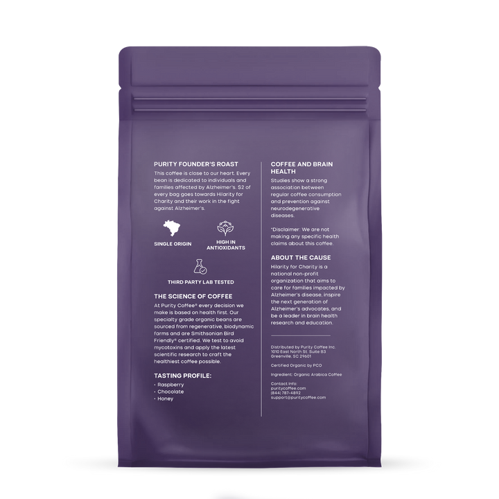 Wholesale - Founder's Roast Ground Coffee: Alzheimer's Awareness 12oz 6pk