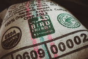 Bird friendly organic coffee bag