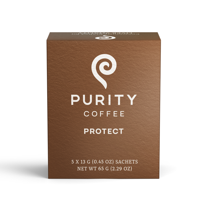 Wholesale - PROTECT: Light-Medium Roast Single-Serve Coffee Sachets 12pk 5ct