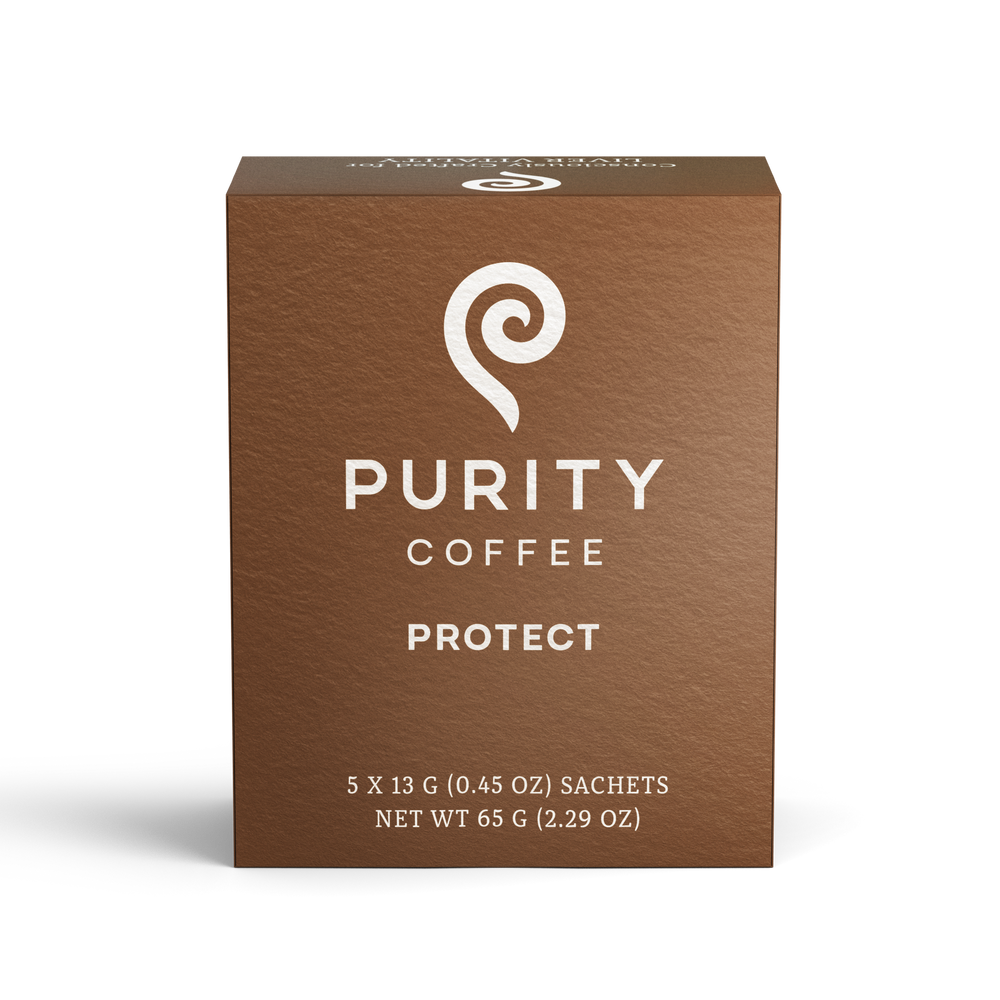 Wholesale - PROTECT: Light-Medium Roast Single-Serve Coffee Sachets 12pk 5ct
